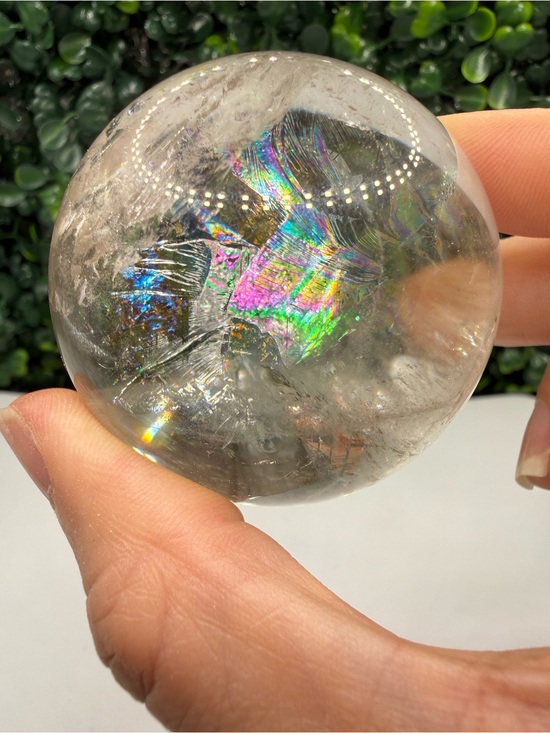 Other - Incredible Clear Quartz Sphere w/ Huge Rainbow 55mm
